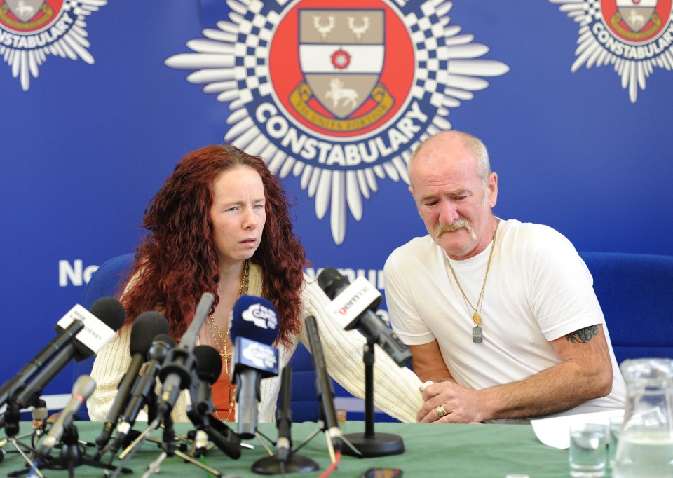 Mairead Philpott, who, along with her husband Mick, above, started a fire that killed six of her children in 2012