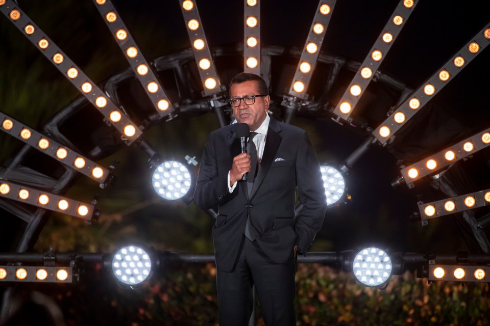 Martin Bashir performs on last year's celeb edition 