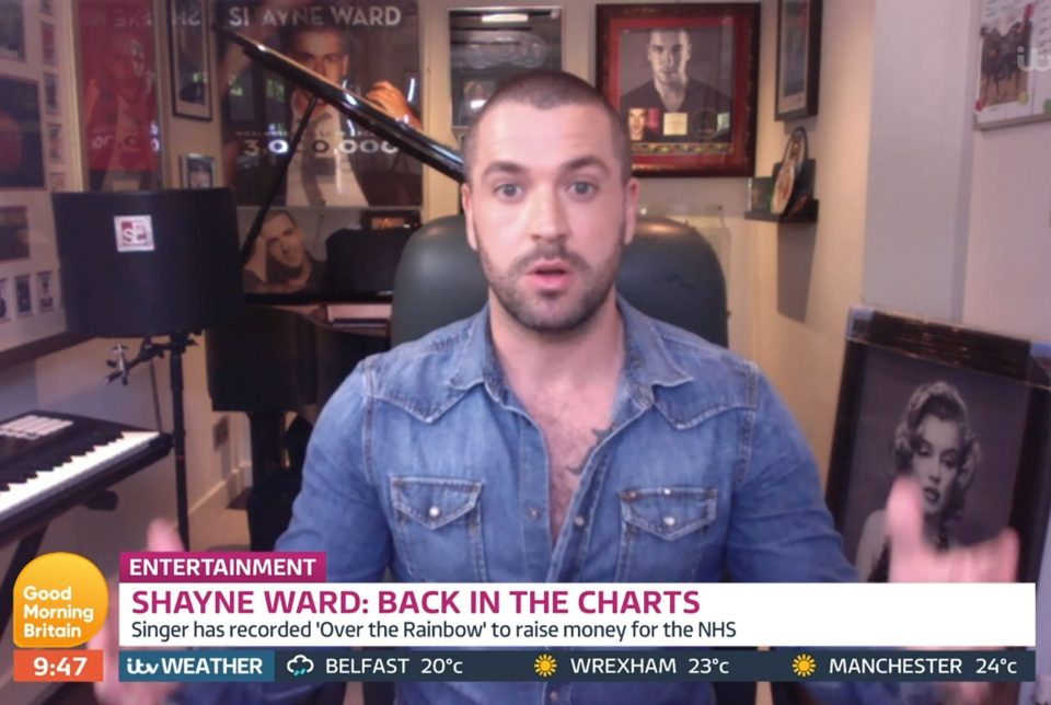  The star was talking to Lorraine Kelly on Tuesday's Good Morning Britain