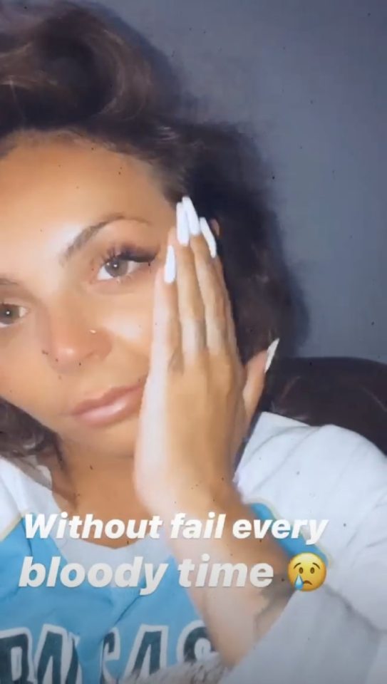  She got emotional after being spotted on a tense phone call