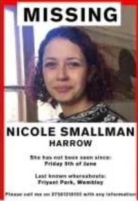  Nicole Smallman was reported missing on Friday at the same park where her body was found two days later
