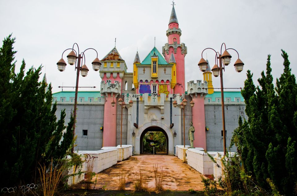 Replicas of Disneyland including Sleeping Beauty's Castle featured at the park