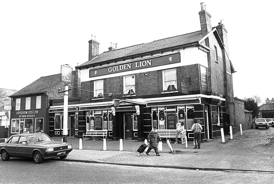 The private investigator was found with an axe lodged in his skull after visiting the Golden Lion