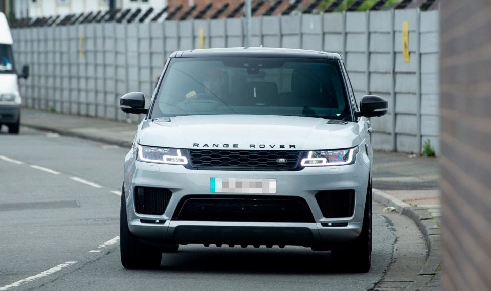 Liverpool captain Jordan Henderson in his Range Rover
