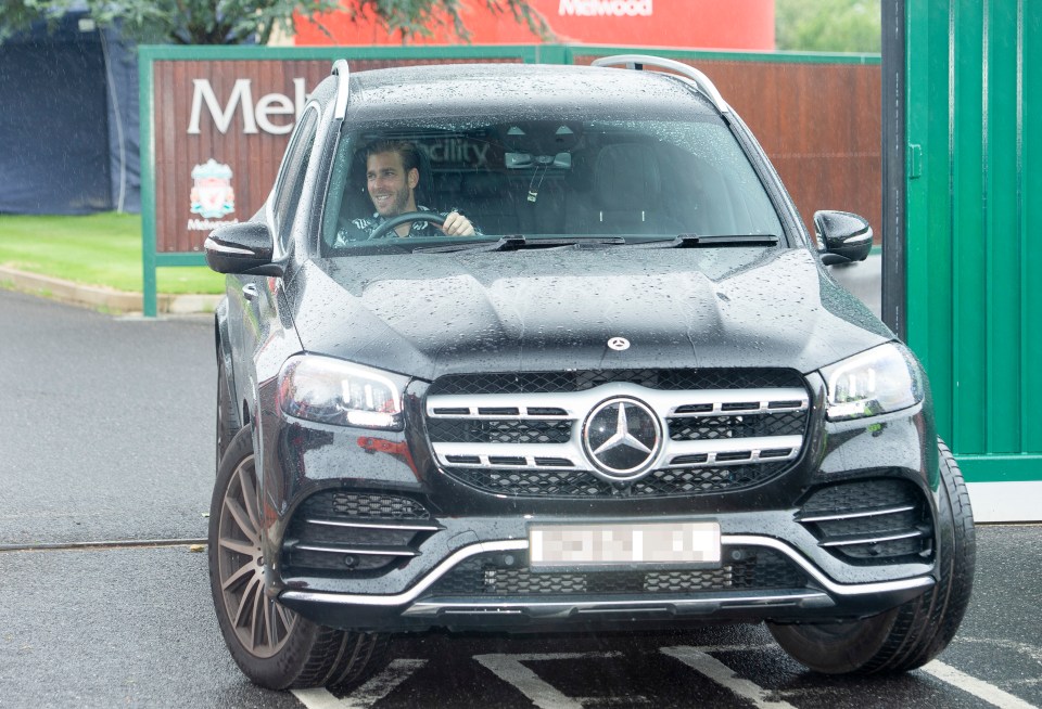Goalkeeper Adrian also opted for a Mercedes