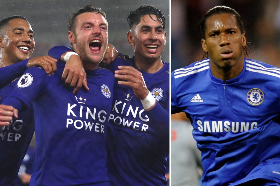  Jamie Vardy is set to become the Premier League's oldest Golden Boot winner - beating Didier Drogba