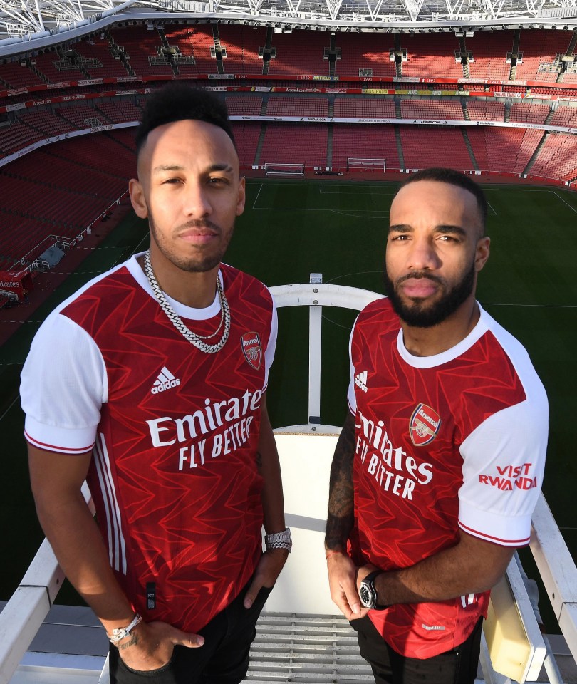 Gunners fans will be pleased to see Pierre-Emerick Aubameyang modelling the kit amid rumours linking him with a move away