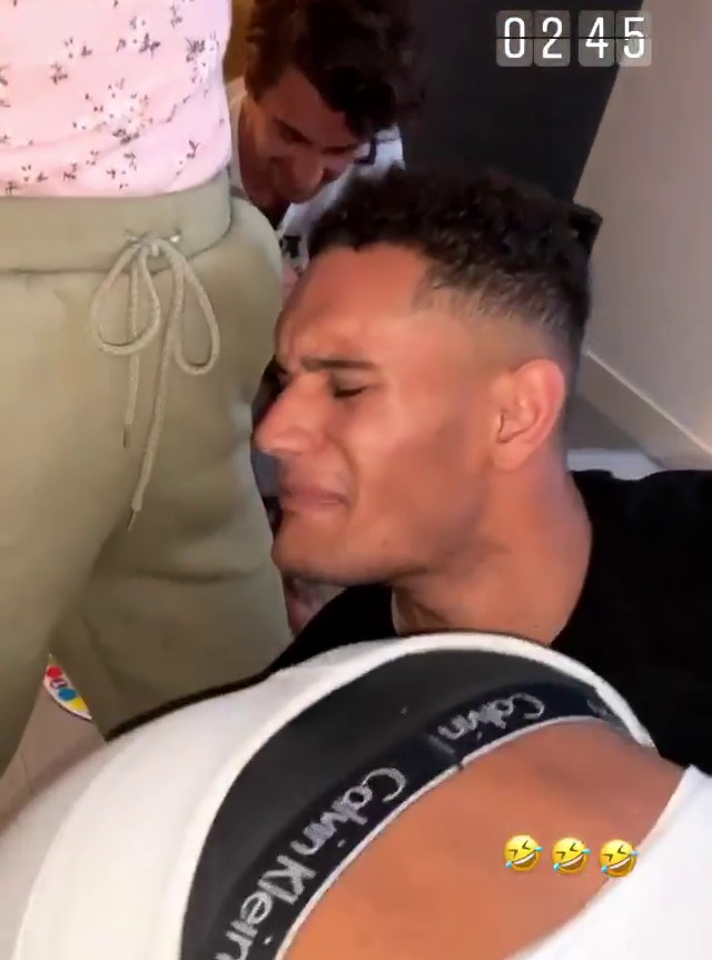 Danny Williams was visibly upset about his place in the line-up