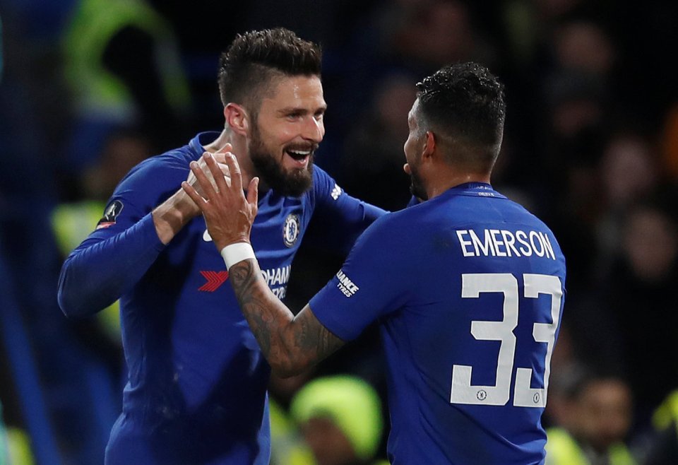 Giroud and Emerson could both be on their way to Inter Milan