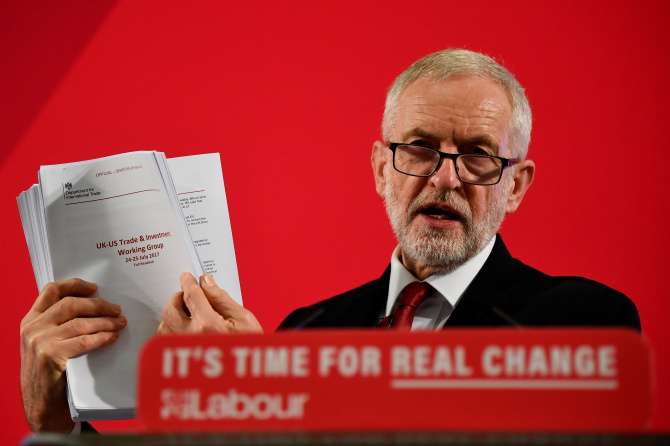 The leftie boss had tried to distract the electorate with the documents