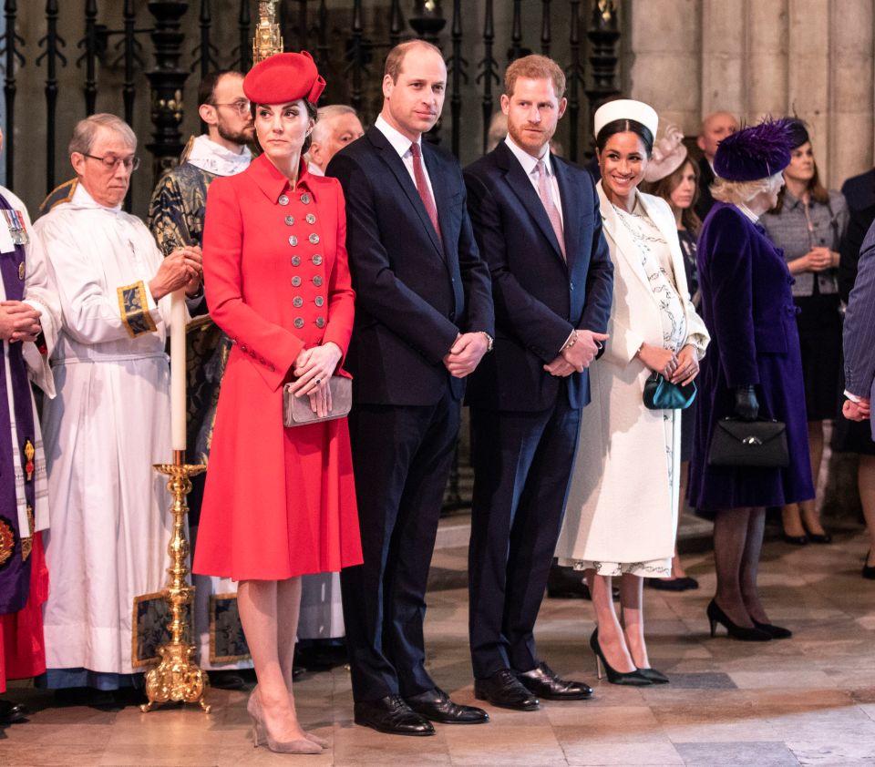 There has been talk of divisions between the Cambridge and Sussex households