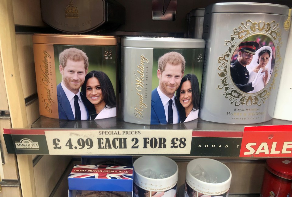 An estimated £50m was made in merchandising around the royal wedding