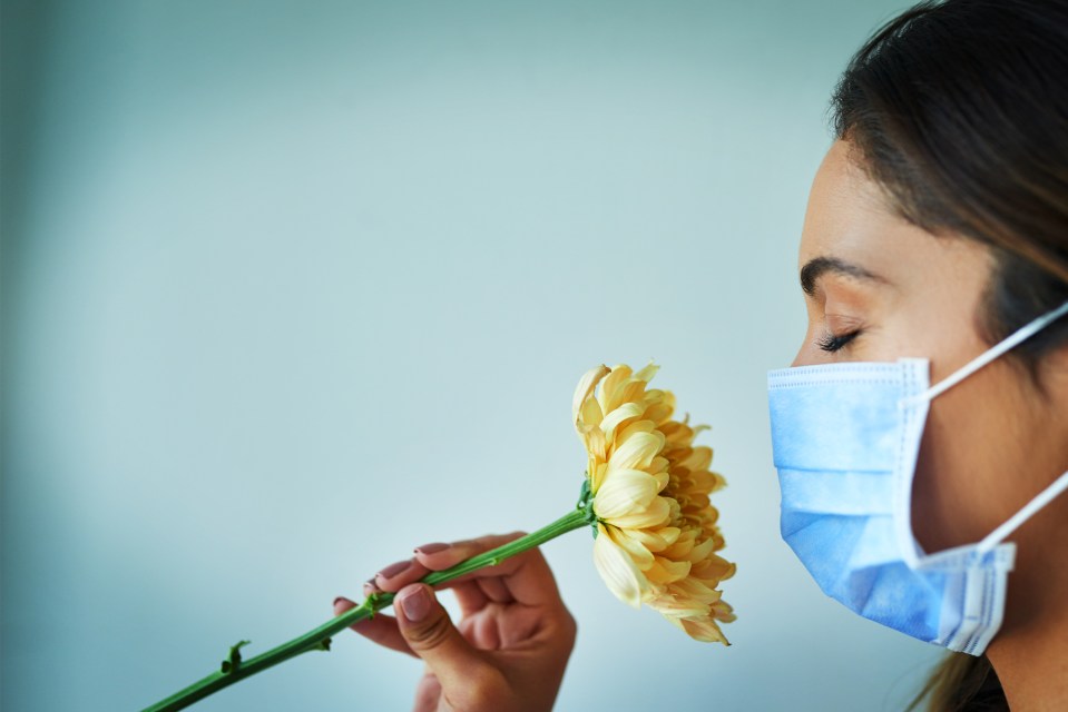 Experts claim that the majority of Covid patients who lose their sense of smell will get it back 