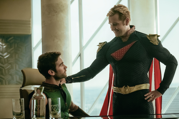 The satirical series is based on the comic book of the same name and follows a team of vigilantes who fight against villains with superpowers who abuse their abilities