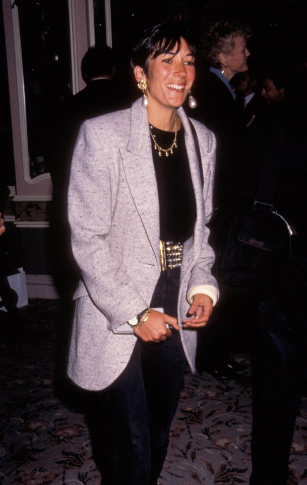 Maxwell pictured at a party in New York City