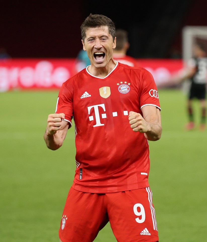 Robert Lewandowski smashed the 50 goal barrier for the campaign to down Bayer leverkusen