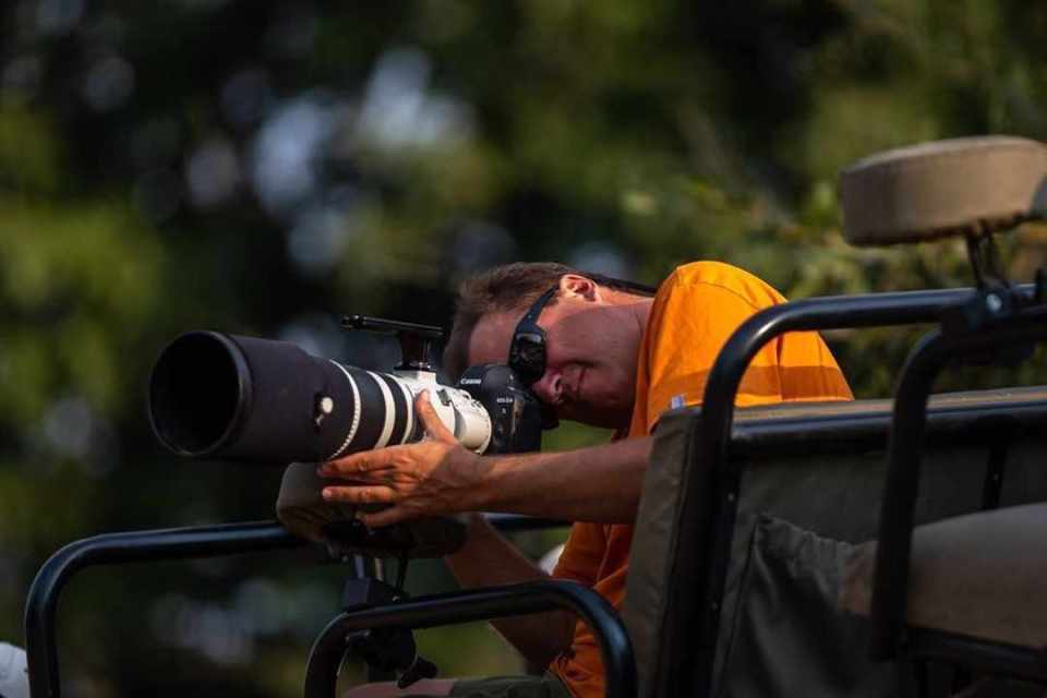 The images were taken by New York financial consultant, Dennis Stogsdill, 50, while on a trip to the Mara Triangle, Kenya
