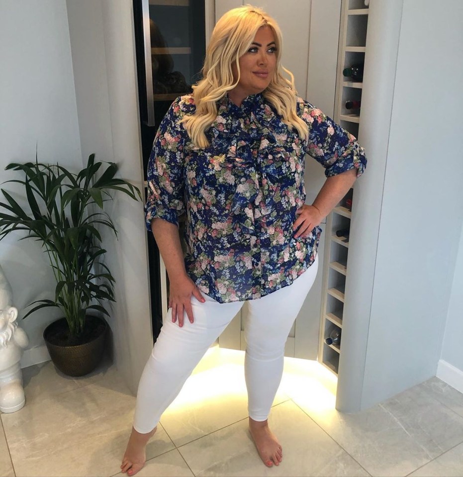 Gemma Collins has revealed shock texts between her and her ex boyfriend