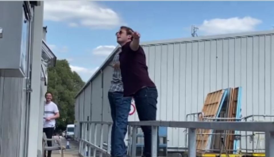  With Ricky joining Max on the railings
