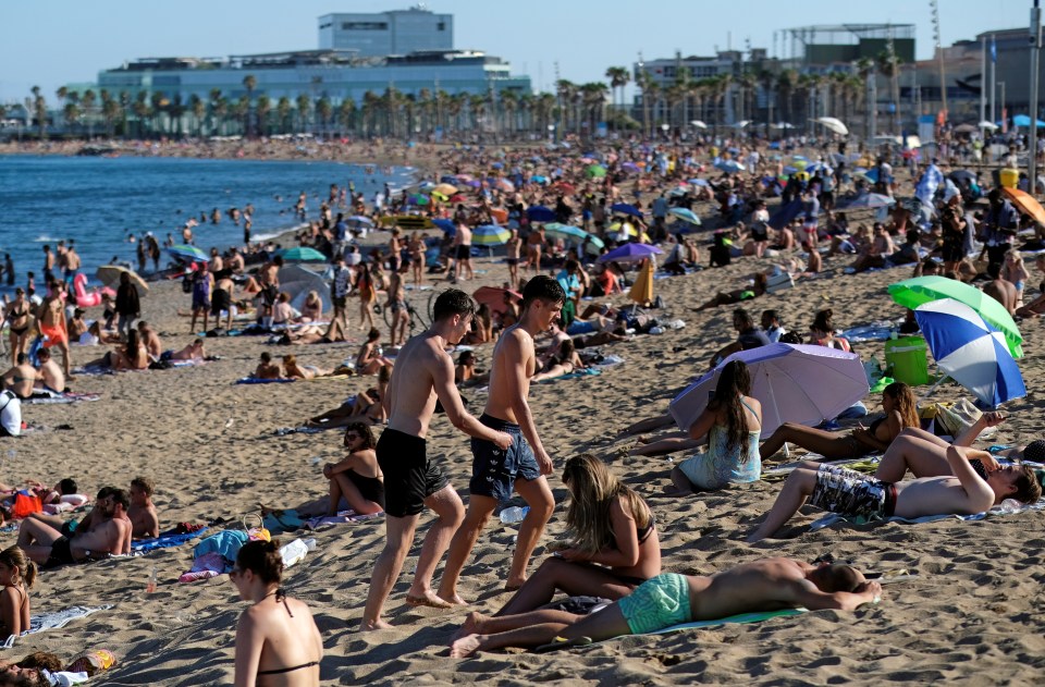 British tourists in Spain will be forced to quarantine for two weeks when they return to the UK after a spike in coronavirus cases in the country