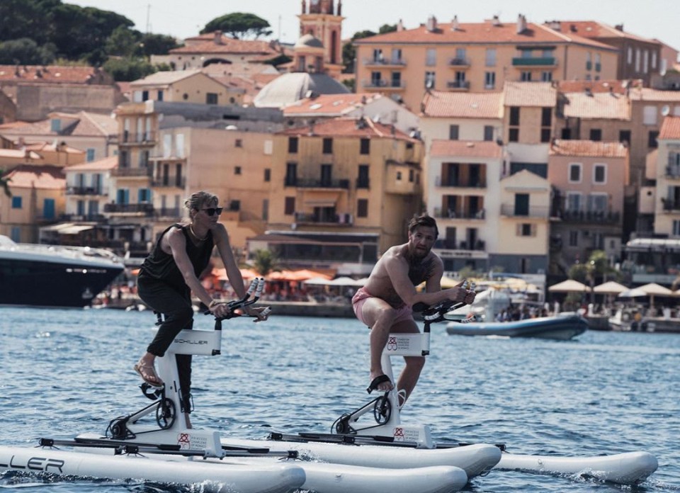 Charlene, Princess of Monaco and Conor McGregor zoomed around the ocean off Monte Carlo