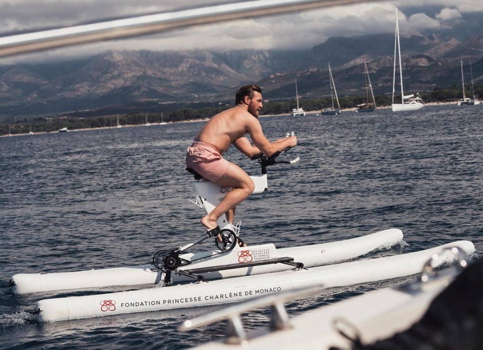 McGregor will team up with Charlene to rise 180km between Corsica and Monte Carlo