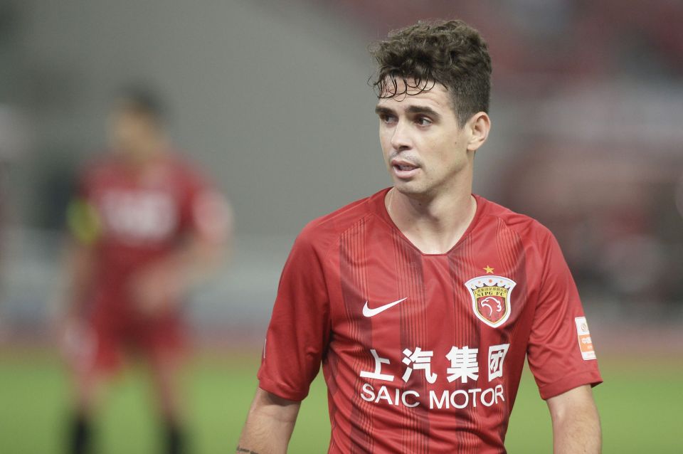 Oscar moved to Shanghai SIPG in January 2017