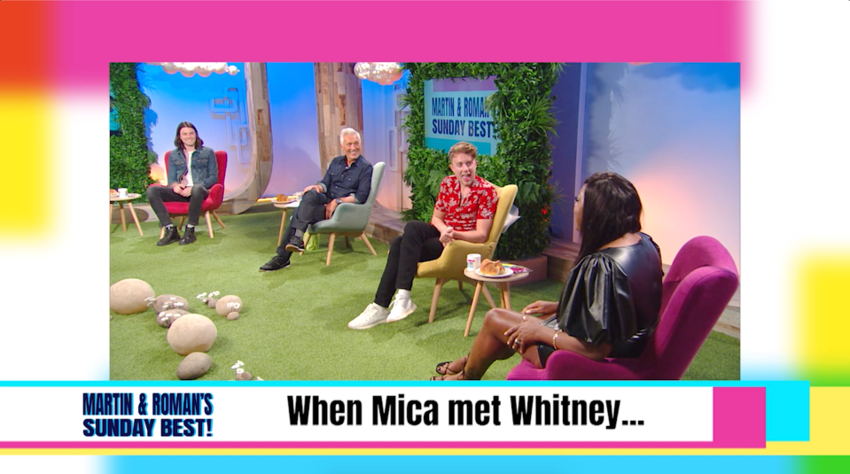 She recalled the amazing encounter on Martin & Roman's Sunday Best!