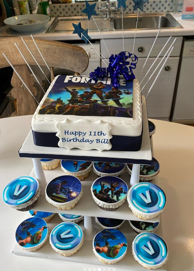 The showstopping cake was inspired by Billy's favourite game