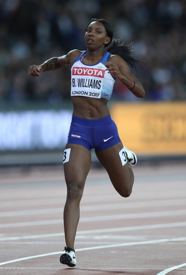 Ms Williams has been training for the Tokyo Olympics
