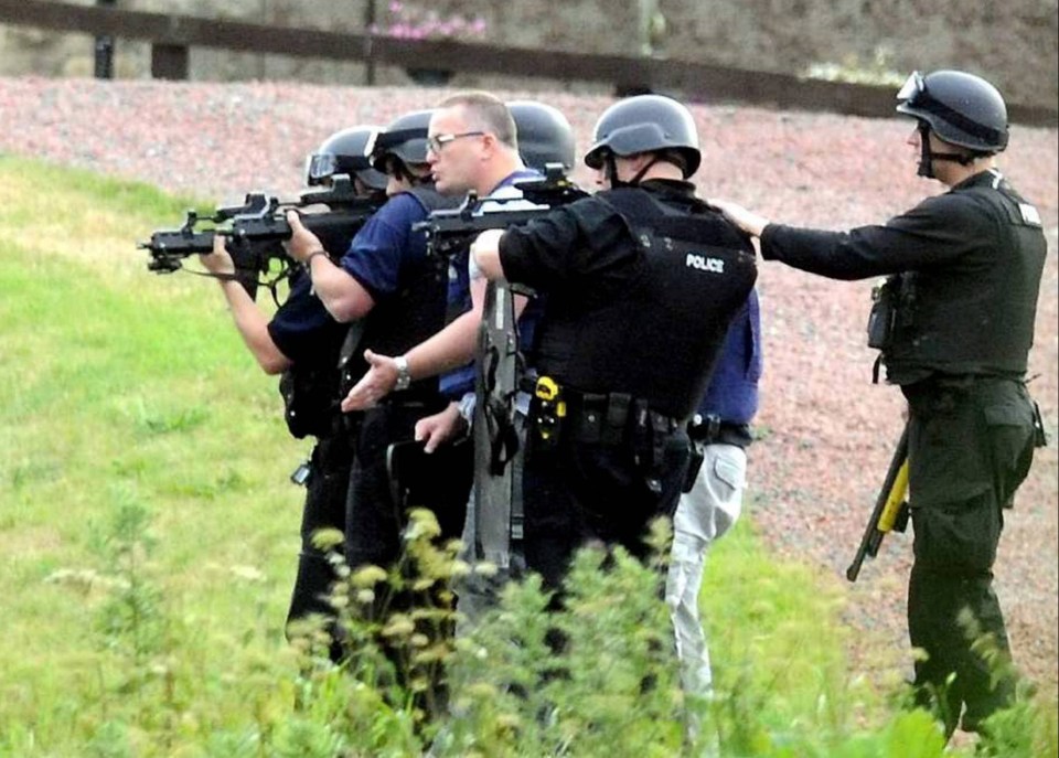 Police scrambled to surround Raoul Moat