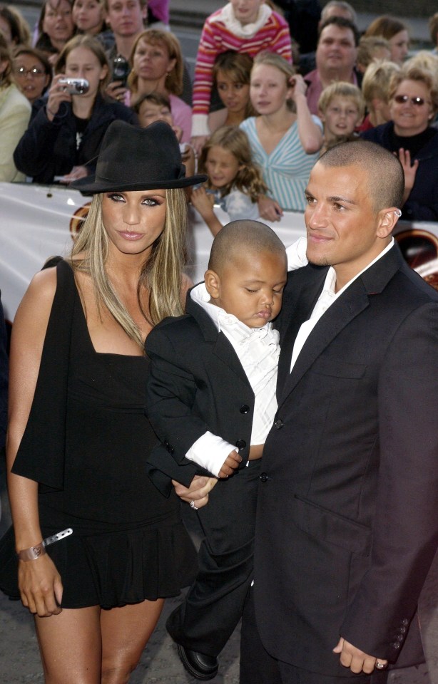 Peter Andre is 'praying' for former stepson Harvey Price after the teen was rushed to hospital yesterday
