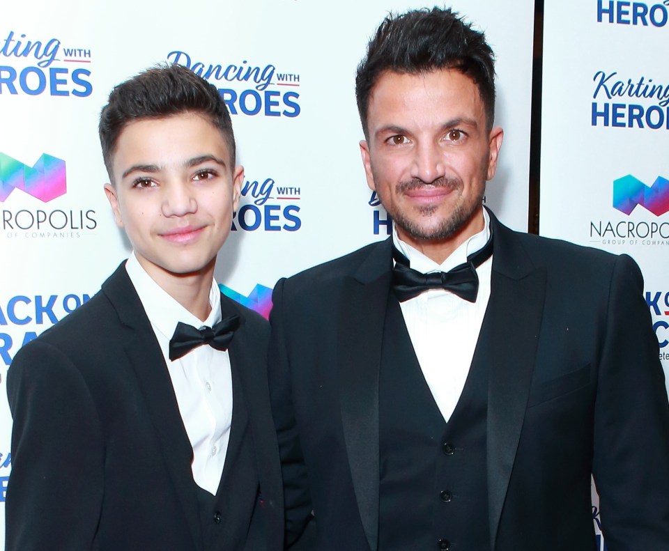 Peter revealed son Junior isn't keen on him and Emily having any more kids