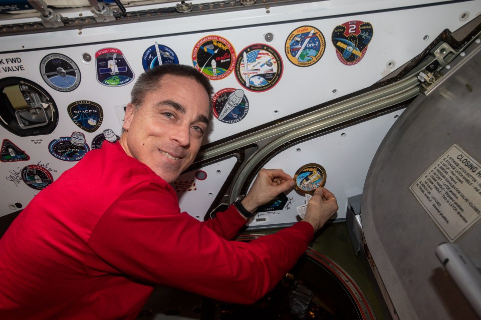 Nasa astronaut Chris Cassidy is one of the station's three current crew members