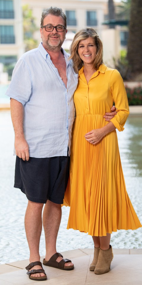 The star has been off work this year due to husband Derek's health battle