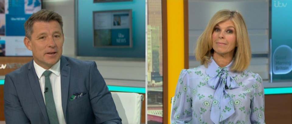 Brave Kate was in good spirits on Good Morning Britain with Ben Shephard today, and said she's desperate for Derek to make a "step forward"