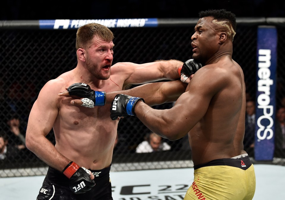 Francis Ngannou lost for the first time after Miocic outpointed him in 2018