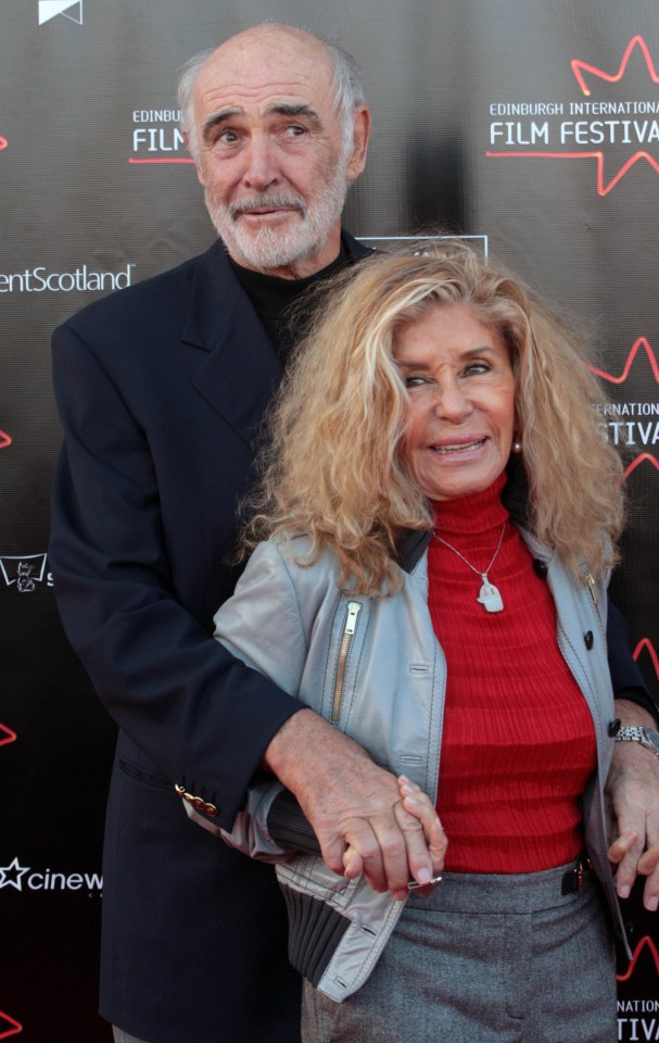 Sean Connery's wife Micheline Roquebrune is a keen painter