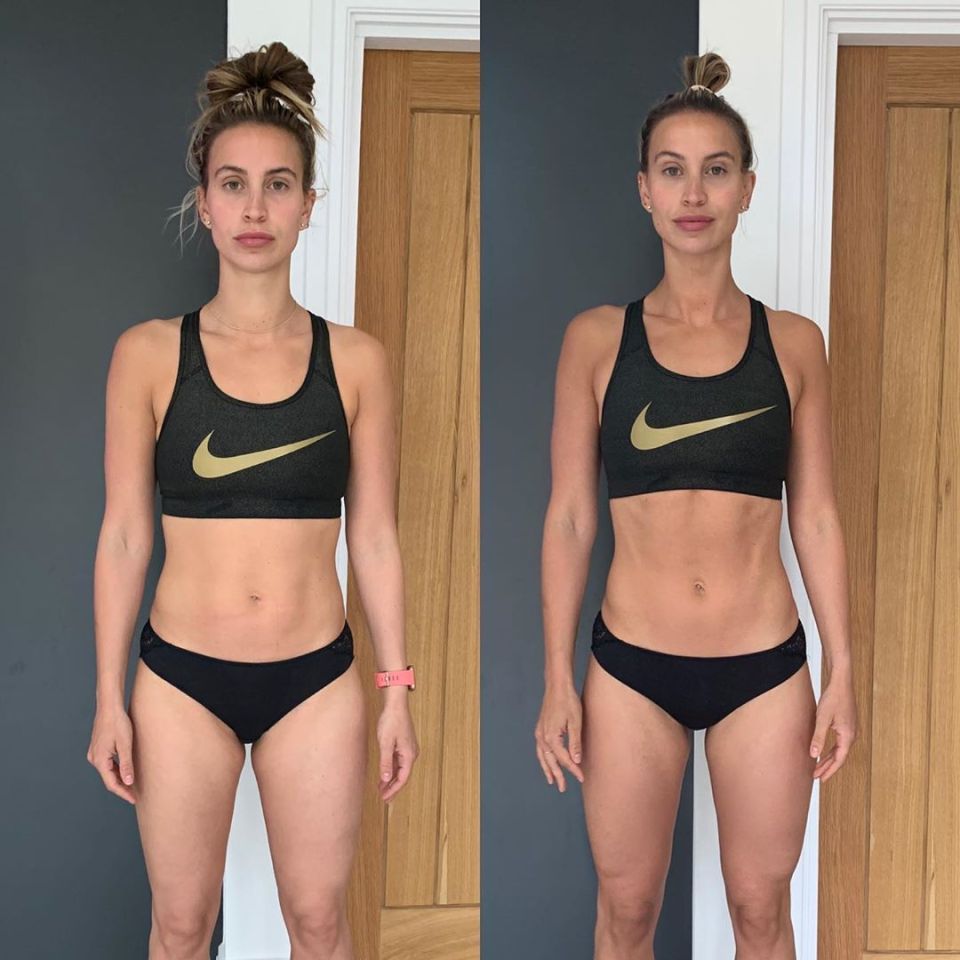 Ferne has overhauled her diet and fitness regime, changing her body