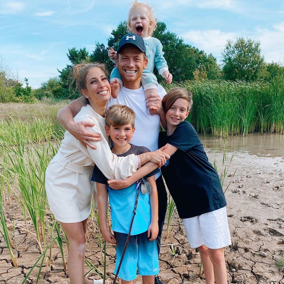  Former singer Stacey Solomon, pictured with husband Joe Swash and their sons, has made a large chunk of her fortune from TV appearances