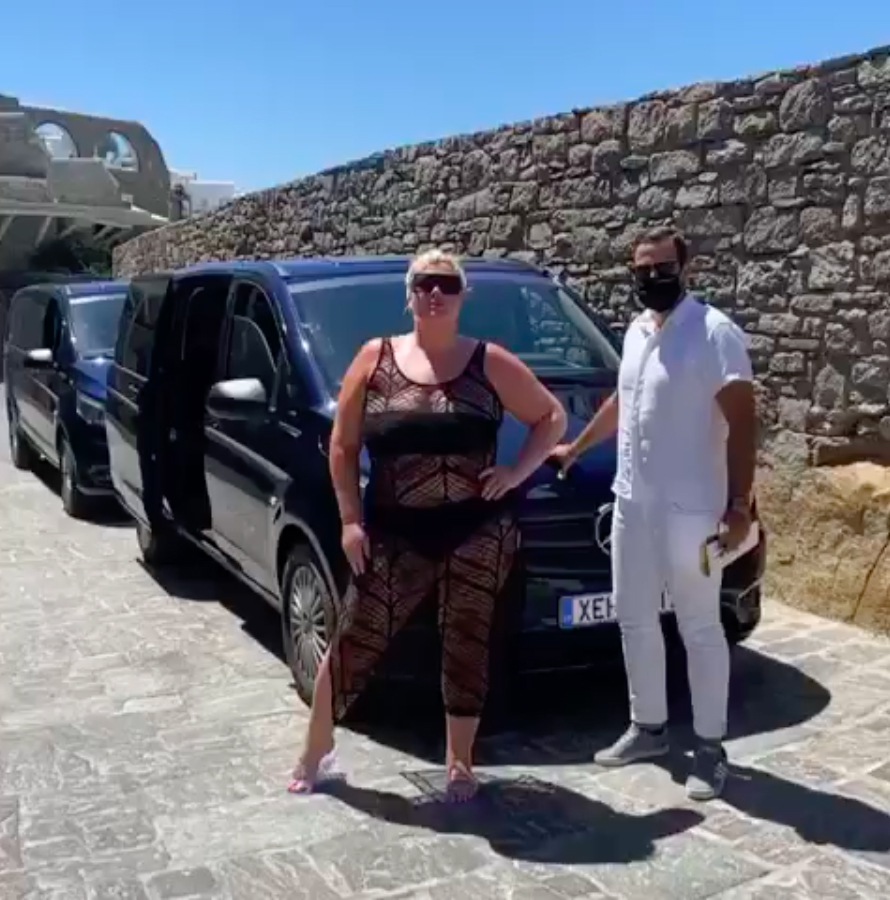Gemma is currently living her best life on a tour of Greece