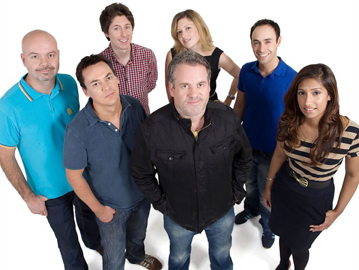 The Chris Moyles Show line up on BBC Radio 1 back in 2010
