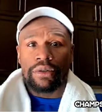 Floyd Mayweather seemed a little confused as to why 50 Cent fell out with him