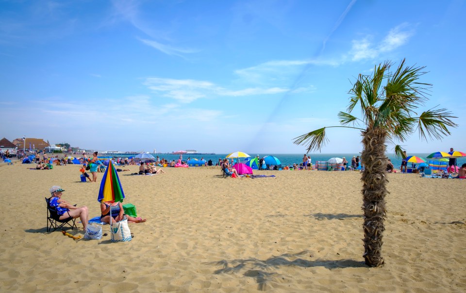 The Essex beach, Clacton-on-Sea, is hotter than Sahara