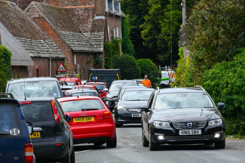 Police closed roads in Lulworth after thousands of visitors tried to get to Durdle Door