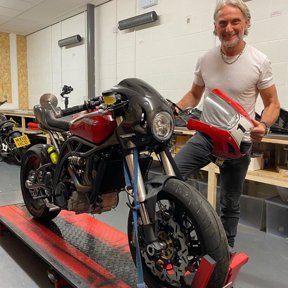 Carl's Instagram takings aren't much to shout about but he has made millions as a motorcycle racer