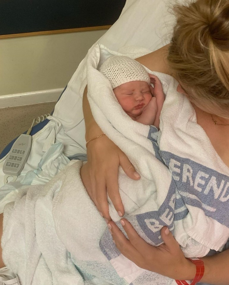 Ex On The Beach's Lillie Lexie gives birth to second baby and reveals his name