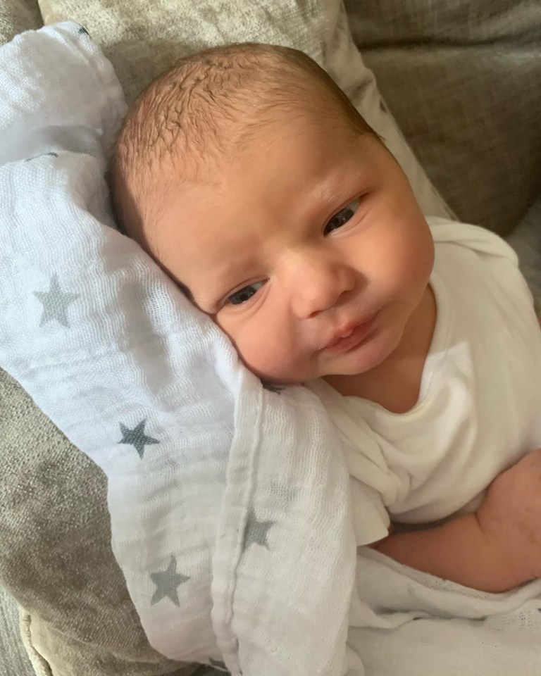 Lillie and Josh shared some adorable photos of their son on Instagram 