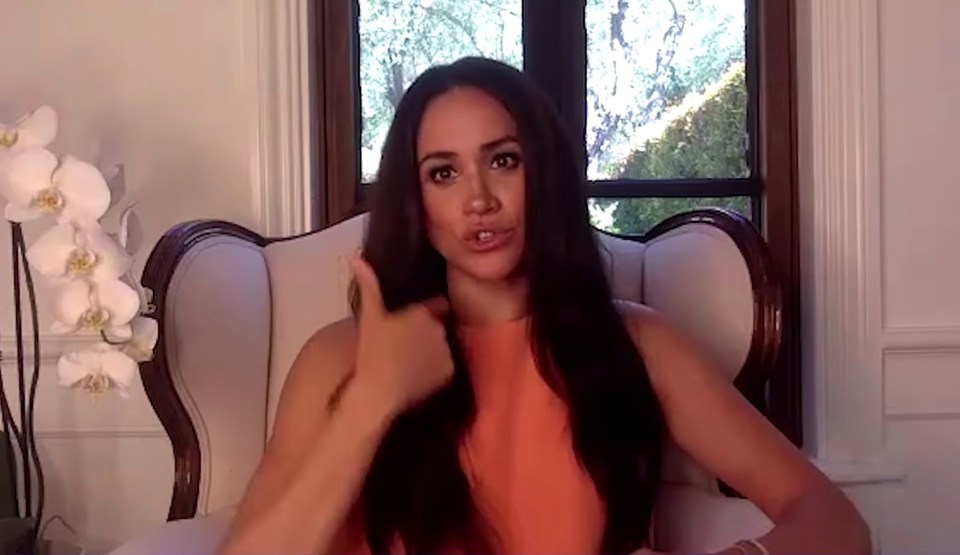 Meghan Markle gave fans what appeared to be a sneak peek inside their new mansion in Santa Barbara