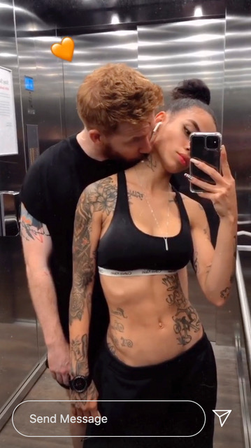 He went public with his new girlfriend yesterday 